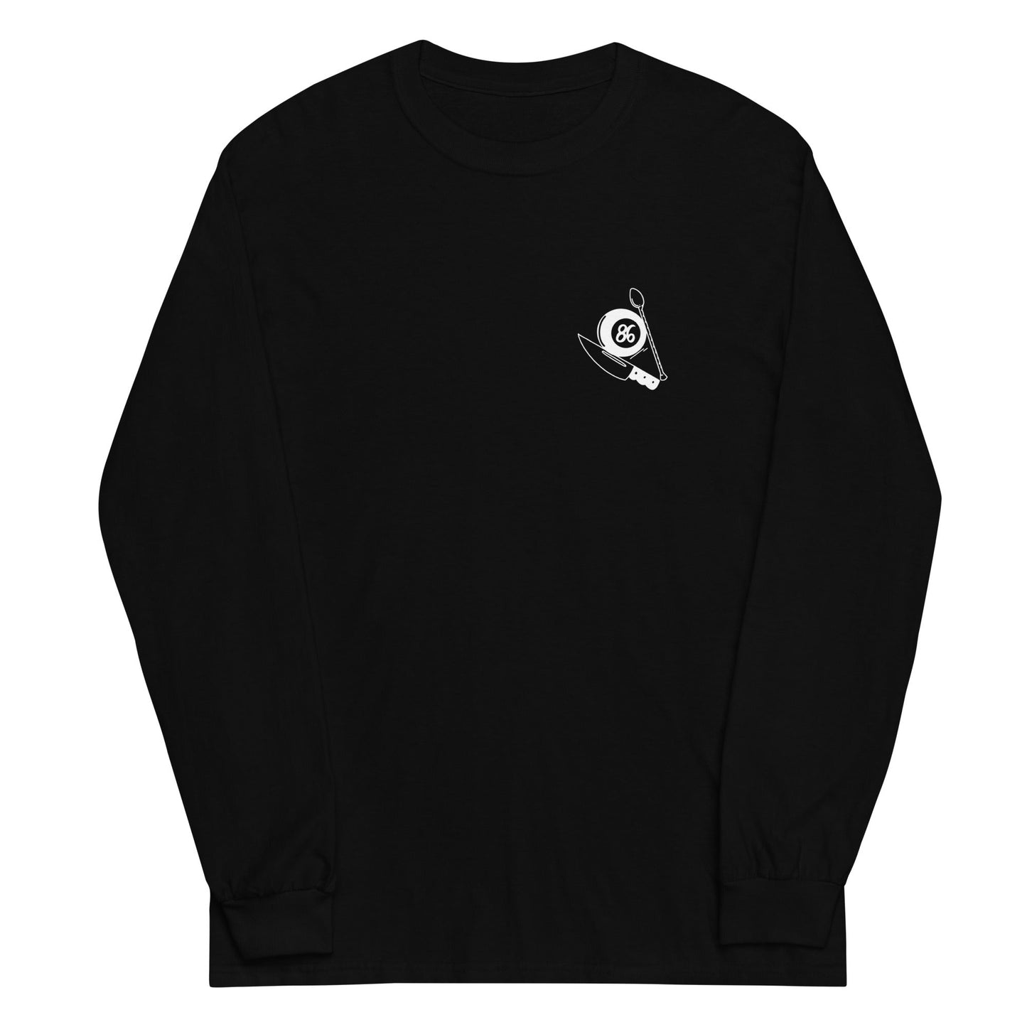 86 Ball Long Sleeve T-Shirt (White)