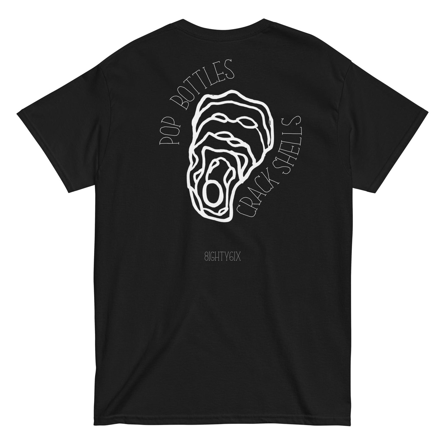 Oyster Shucker T-Shirt (Black) - 86 BRAND SUPPLY CO.